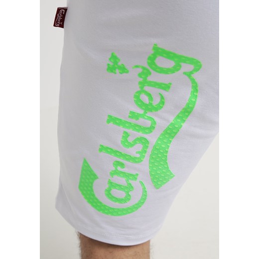 Carlsberg Spodnie treningowe bianco zalando zielony mat