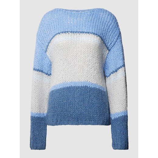 Sweter z dzianiny w stylu Colour Blocking ze sklepu Peek&Cloppenburg  w kategorii Swetry damskie - zdjęcie 167924617