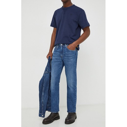 Levi&apos;s jeansy 502 TAPER męskie kolor niebieski ze sklepu ANSWEAR.com w kategorii Jeansy męskie - zdjęcie 167924977