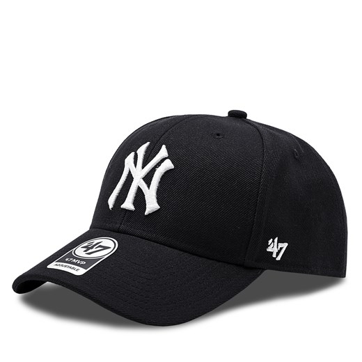 Czapka z daszkiem 47 Brand Mlb NY Yankeess BMVPSP17WBPBKW Black ze sklepu eobuwie.pl w kategorii Czapki z daszkiem męskie - zdjęcie 167925119