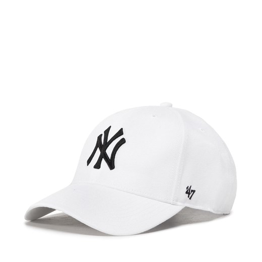 Czapka z daszkiem 47 Brand Mlb New York Yankees B-MVPSP17WBP-WH White ze sklepu eobuwie.pl w kategorii Czapki z daszkiem męskie - zdjęcie 167925135
