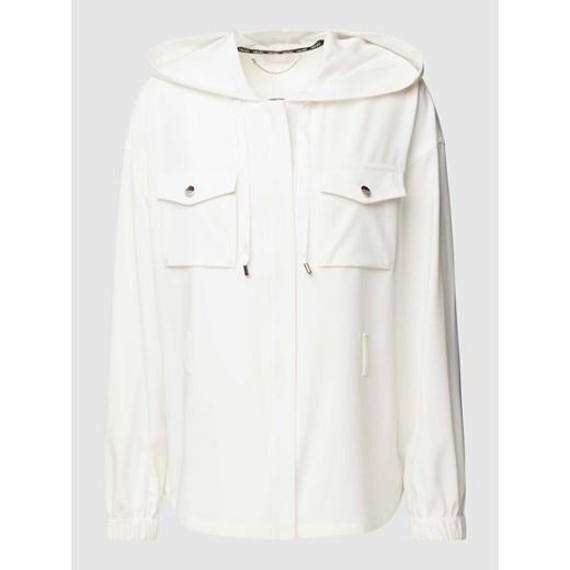 Bluzka z kapturem i kieszeniami na piersi ze sklepu Peek&Cloppenburg  w kategorii Swetry damskie - zdjęcie 167930248