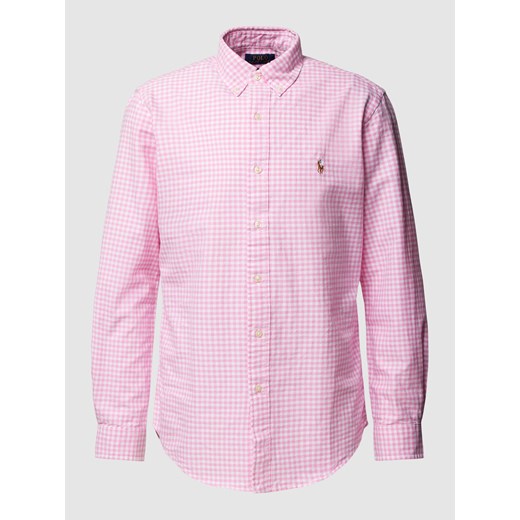 Koszula casualowa z listwą guzikową na całej długości i wzorem w kratkę vichy ze sklepu Peek&Cloppenburg  w kategorii Koszule męskie - zdjęcie 167930747