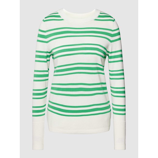 Sweter z prążkowanym ściągaczem ze sklepu Peek&Cloppenburg  w kategorii Swetry damskie - zdjęcie 167930826