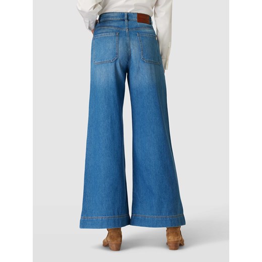 Jeansy rozkloszowane z 5 kieszeniami model ‘VEGA’ w kolorze jeansu 46 Peek&Cloppenburg 