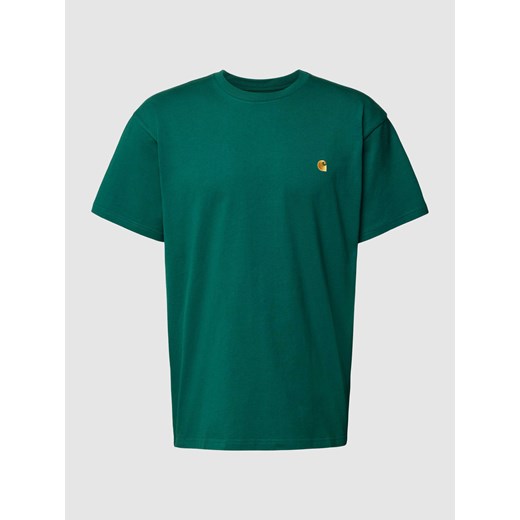 T-shirt z wyhaftowanym logo model ‘CHASE’ ze sklepu Peek&Cloppenburg  w kategorii T-shirty męskie - zdjęcie 167931439