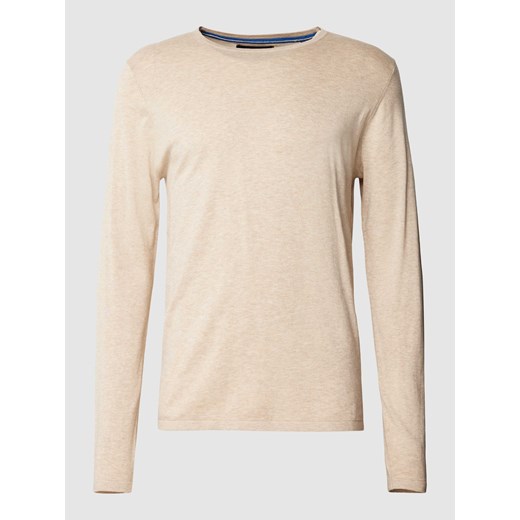 Sweter z dzianiny w jednolitym kolorze ze sklepu Peek&Cloppenburg  w kategorii Swetry męskie - zdjęcie 167931467