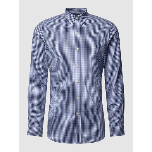 Koszula casualowa o kroju slim fit ze wzorem w kratkę vichy ze sklepu Peek&Cloppenburg  w kategorii Koszule męskie - zdjęcie 167931526