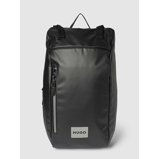 Plecak odblaskowy model ‘Quantum’ w kolorze czarnym ze sklepu Peek&Cloppenburg  w kategorii Plecaki - zdjęcie 167931645