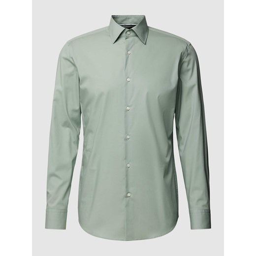 Koszula biznesowa o kroju regular fit z kołnierzykiem typu kent ze sklepu Peek&Cloppenburg  w kategorii Koszule męskie - zdjęcie 167931649
