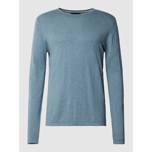 Sweter z dzianiny w jednolitym kolorze ze sklepu Peek&Cloppenburg  w kategorii Swetry męskie - zdjęcie 167933018