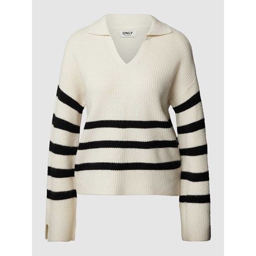 Sweter z dzianiny ze wzorem w paski model ‘MONNA’ ze sklepu Peek&Cloppenburg  w kategorii Swetry damskie - zdjęcie 167933839