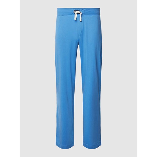 Spodnie dresowe z elastycznym pasem i tunelem model ‘LIQUID COTTON’ ze sklepu Peek&Cloppenburg  w kategorii Spodnie męskie - zdjęcie 167934319