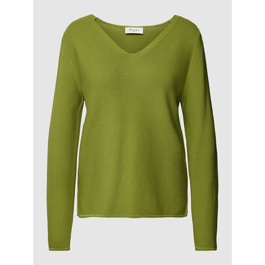 Sweter o luźnym kroju w jednolitym kolorze ze sklepu Peek&Cloppenburg  w kategorii Swetry damskie - zdjęcie 167934406