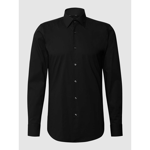 Koszula biznesowa o kroju slim fit z popeliny z dodatkiem streczu ze sklepu Peek&Cloppenburg  w kategorii Koszule męskie - zdjęcie 167934819