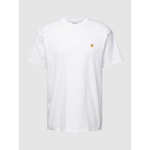 T-shirt z wyhaftowanym logo model ‘CHASE’ ze sklepu Peek&Cloppenburg  w kategorii T-shirty męskie - zdjęcie 167935077