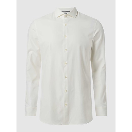 Koszula biznesowa o kroju slim fit z diagonalu ze sklepu Peek&Cloppenburg  w kategorii Koszule męskie - zdjęcie 167935166