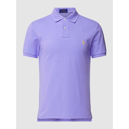 Koszulka polo o kroju slim fit z wyhaftowanym logo ze sklepu Peek&Cloppenburg  w kategorii T-shirty męskie - zdjęcie 167935428