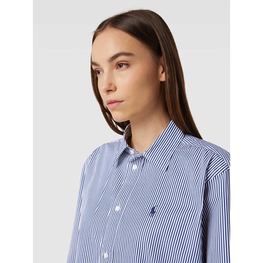 Bluzka koszulowa o kroju relaxed fit ze wzorem w paski Polo Ralph Lauren S Peek&Cloppenburg 