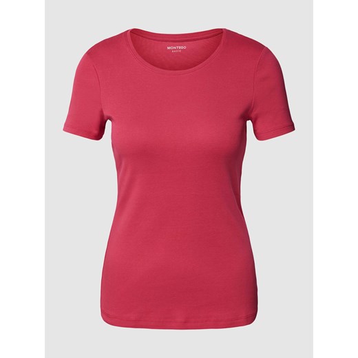 T-shirt z okrągłym dekoltem ze sklepu Peek&Cloppenburg  w kategorii Bluzki damskie - zdjęcie 167935595