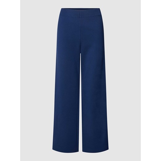 Spodnie o rozkloszowanym kroju z elastycznym pasem ze sklepu Peek&Cloppenburg  w kategorii Spodnie damskie - zdjęcie 167935617