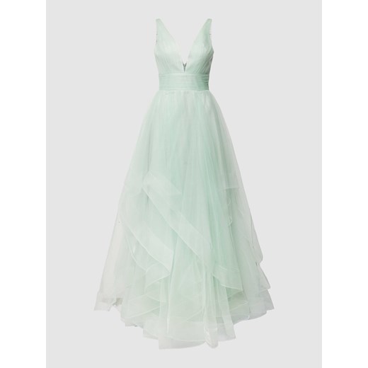 Sukienka w jednolitym kolorze na cienkich ramiączkach ze sklepu Peek&Cloppenburg  w kategorii Sukienki - zdjęcie 167935718