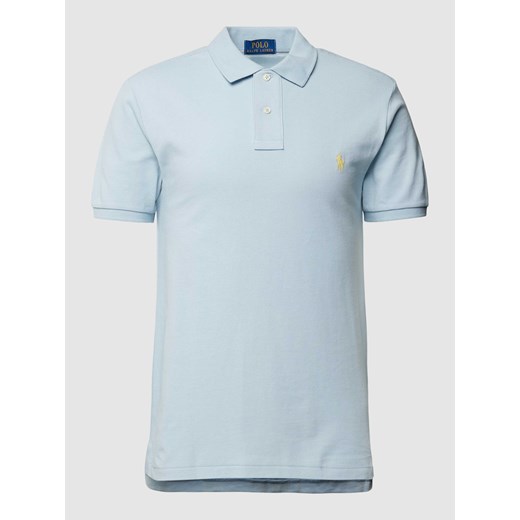 Koszulka polo o kroju slim fit z wyhaftowanym logo ze sklepu Peek&Cloppenburg  w kategorii T-shirty męskie - zdjęcie 167935838