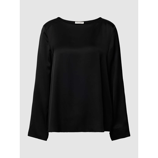 Bluzka z wiskozy w kolorze czarnym ze sklepu Peek&Cloppenburg  w kategorii Bluzki damskie - zdjęcie 167935935