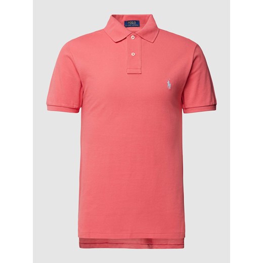 Koszulka polo o kroju slim fit z wyhaftowanym logo ze sklepu Peek&Cloppenburg  w kategorii T-shirty męskie - zdjęcie 167940086