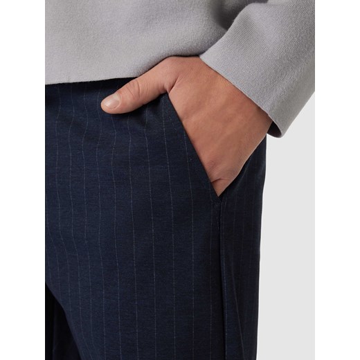 Spodnie do garnituru ze wzorem w paski model ‘Superflex’ M Peek&Cloppenburg 
