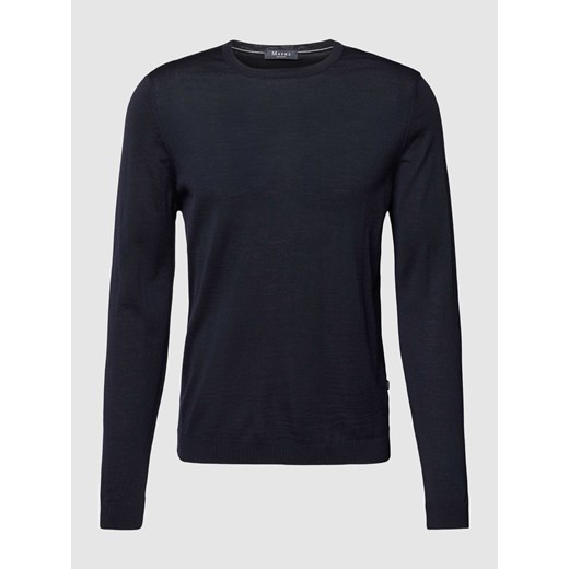 Sweter o normalnym kroju w jednolitym kolorze ze sklepu Peek&Cloppenburg  w kategorii Swetry męskie - zdjęcie 167940725