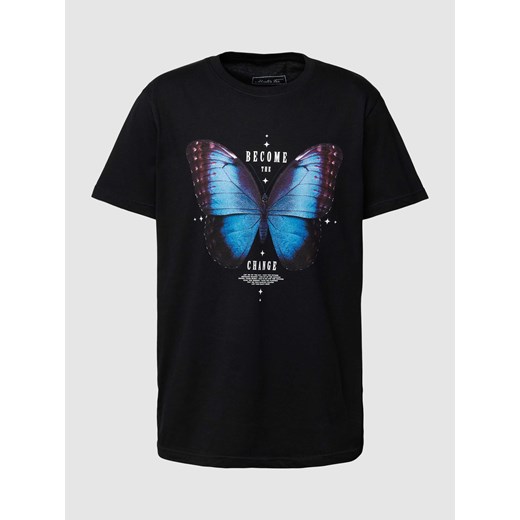 T-shirt z nadrukiem z motywem model ‘Become the Change’ ze sklepu Peek&Cloppenburg  w kategorii T-shirty męskie - zdjęcie 167940859