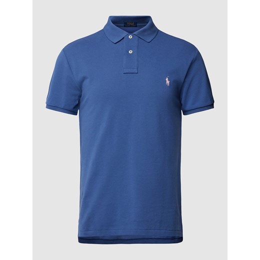 Koszulka polo o kroju slim fit z wyhaftowanym logo ze sklepu Peek&Cloppenburg  w kategorii T-shirty męskie - zdjęcie 167940947