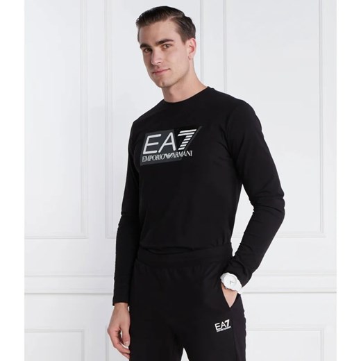 EA7 Longsleeve | Regular Fit ze sklepu Gomez Fashion Store w kategorii T-shirty męskie - zdjęcie 167943529