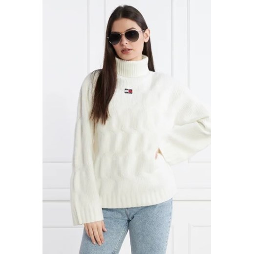 Tommy Jeans Sweter TJW BADGE TRTLNK CABLE | Relaxed fit Tommy Jeans L Gomez Fashion Store