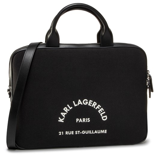 Torba na laptopa KARL LAGERFELD 205W3243 Black Karl Lagerfeld one size eobuwie.pl
