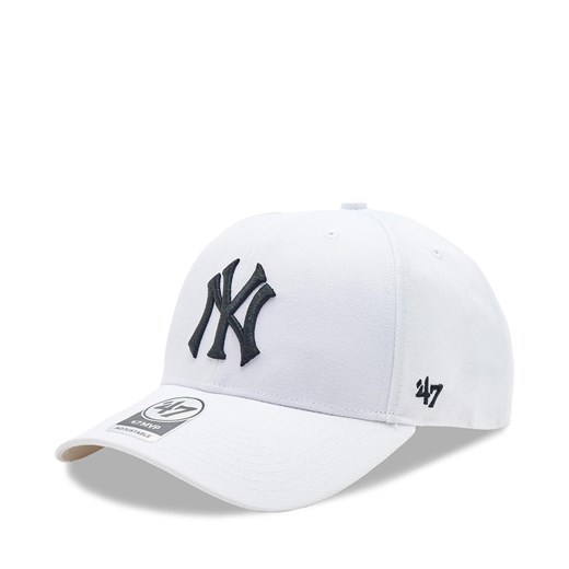 Czapka z daszkiem 47 Brand MLB New York Yankees '47 MVP SNAPBACK B-MVPSP17WBP-WHM White ze sklepu eobuwie.pl w kategorii Czapki z daszkiem damskie - zdjęcie 167944946