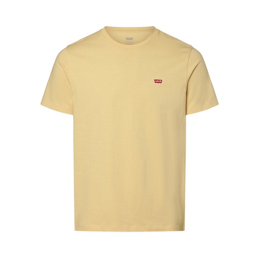 Levi's T-shirt męski Mężczyźni Dżersej waniliowy jednolity ze sklepu vangraaf w kategorii T-shirty męskie - zdjęcie 167948698