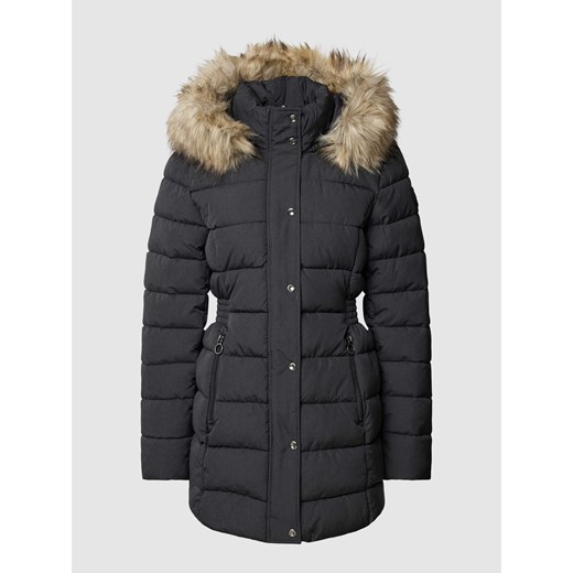 Płaszcz pikowany z obszyciem ze sztucznego futra model ‘NEWLUNA’ ze sklepu Peek&Cloppenburg  w kategorii Płaszcze damskie - zdjęcie 167950507