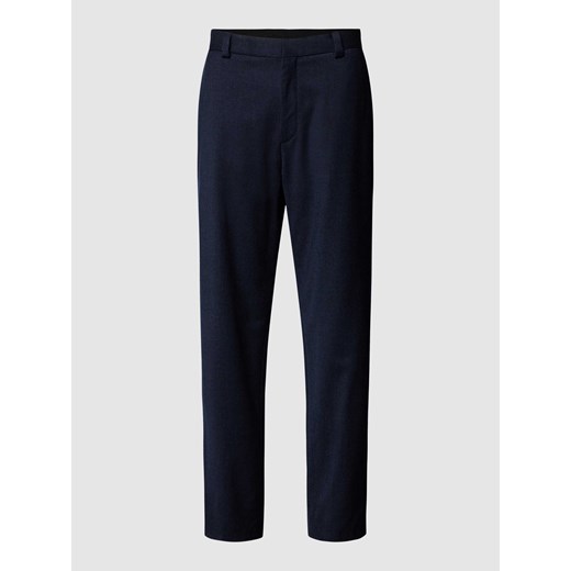 Spodnie garniturowe w jednolitym kolorze model ‘Teagan’ ze sklepu Peek&Cloppenburg  w kategorii Spodnie męskie - zdjęcie 167950815