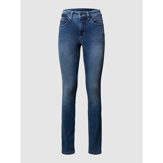 Jeansy w dekatyzowanym stylu o kroju skinny fit model ‘DREAM SKINNY’ ze sklepu Peek&Cloppenburg  w kategorii Jeansy damskie - zdjęcie 167951018