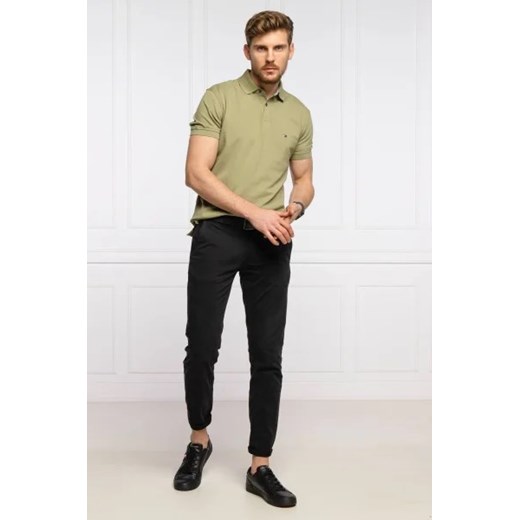 Zielony t-shirt męski Tommy Hilfiger bawełniany