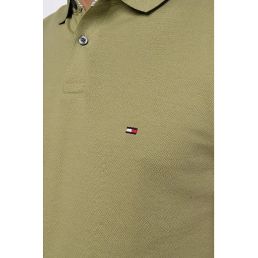 T-shirt męski Tommy Hilfiger bawełniany zielony wiosenny
