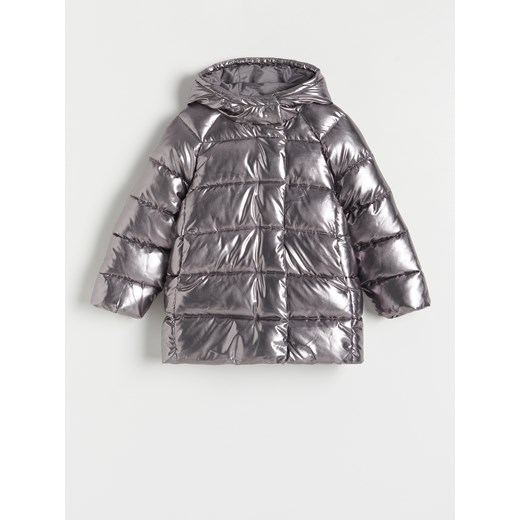 Reserved - Pikowana kurtka z kapturem - wielobarwny ze sklepu Reserved w kategorii Kurtki dziewczęce - zdjęcie 167956178