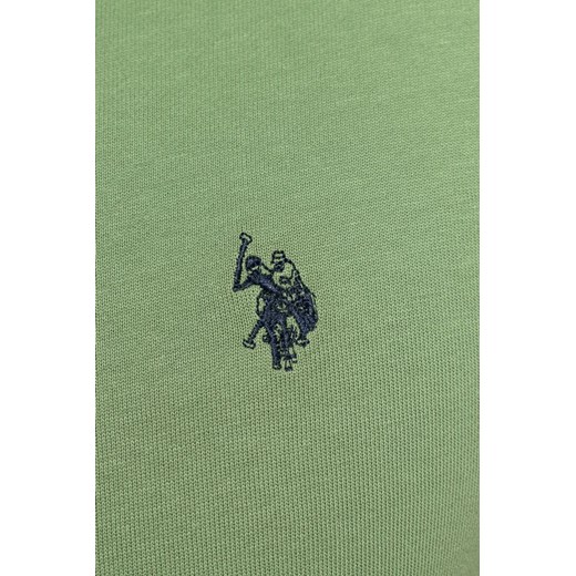 Bluza męska zielona Ralph Lauren jesienna 