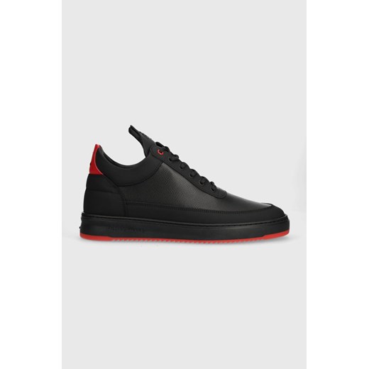 Filling Pieces sneakersy skórzane Low Top Tech kolor czarny 10155001929 ze sklepu PRM w kategorii Buty sportowe męskie - zdjęcie 167958249