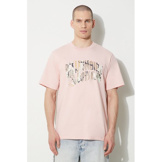 Billionaire Boys Club t-shirt bawełniany Camo Arch Logo męski kolor różowy z nadrukiem B24133 ze sklepu PRM w kategorii T-shirty męskie - zdjęcie 167958295