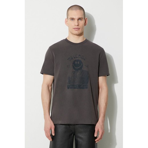 KSUBI t-shirt bawełniany portal kash ss tee męski kolor szary z nadrukiem MPS24TE014 ze sklepu PRM w kategorii T-shirty męskie - zdjęcie 167958315