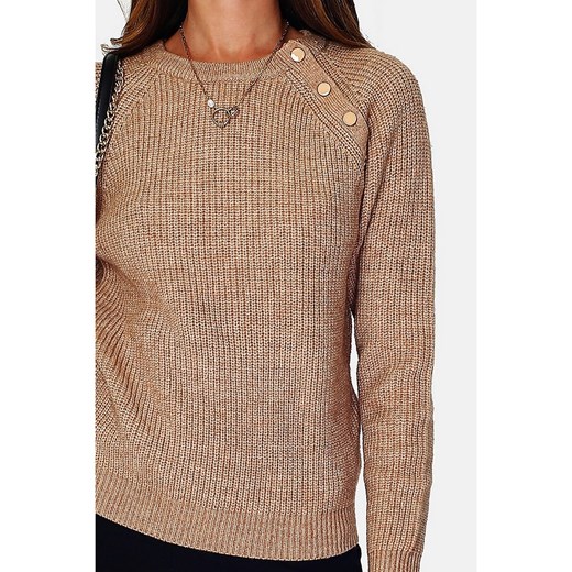 Sweter damski William De Faye z okrągłym dekoltem