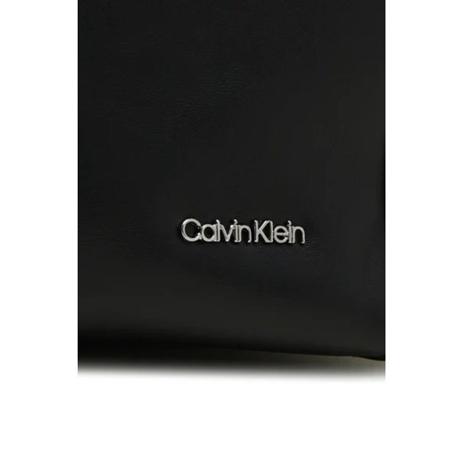 Shopper bag Calvin Klein ze skóry ekologicznej duża na ramię 